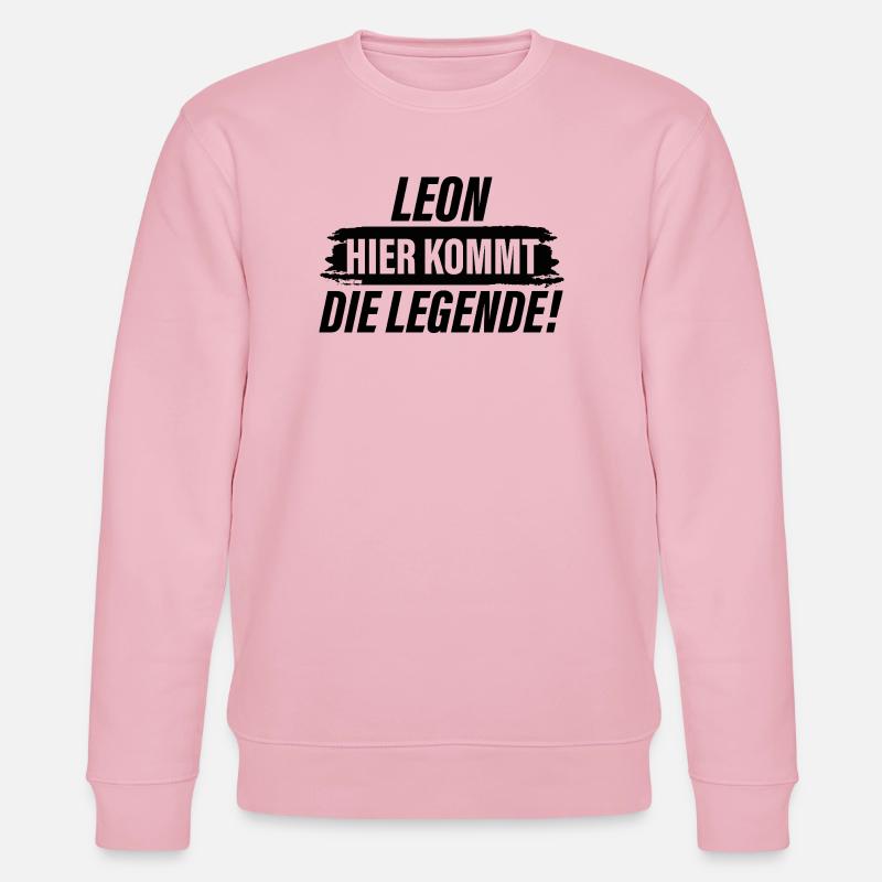 Leon, here comes the legend - Stanley/Stella CHANGER Unisex Organic Sweatshirt - cotton pink