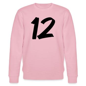 22 - Stanley/Stella Unisex Bio-Sweatshirt CHANGER  - Hellrosa - Vorne - Jaron (178cm) & Liana (172cm)