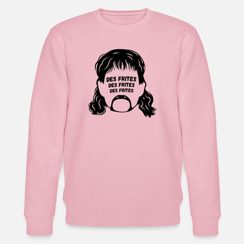 Pommes, Jeff, chtimi - Stanley/Stella Unisex Bio-Sweatshirt CHANGER  - Hellrosa