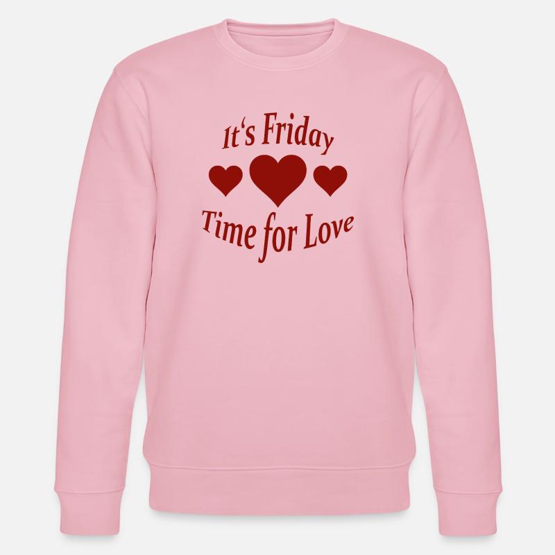 FRIDAY - Stanley/Stella Unisex Bio-Sweatshirt CHANGER  - Hellrosa