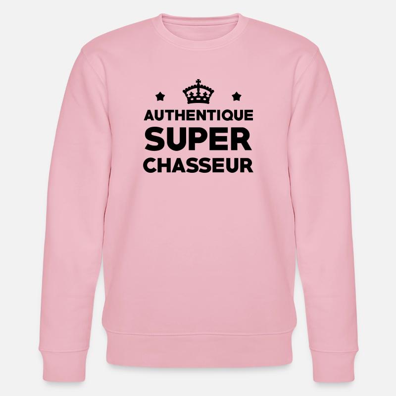 Authentischer Super Hunter - Stanley/Stella Unisex Bio-Sweatshirt CHANGER  - Hellrosa