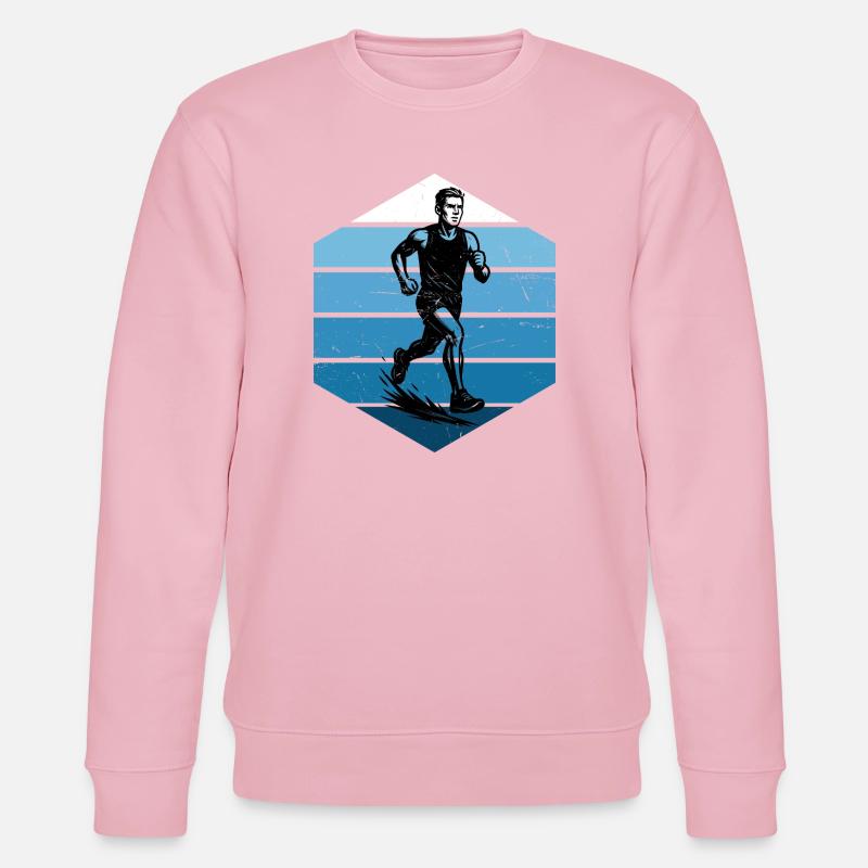 Ambiances de course pour les courses - Sweat bio CHANGER Stanley/Stella Unisexe - rose pâle