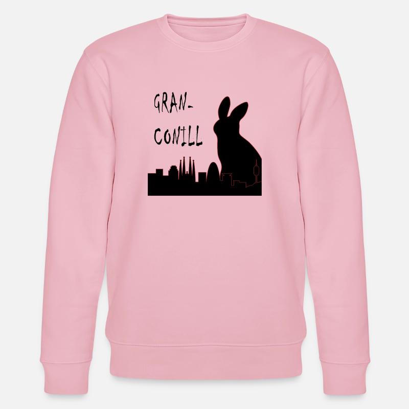 Granconill à Barcelone - Sweat bio CHANGER Stanley/Stella Unisexe - rose pâle