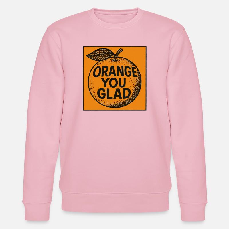 Orange You Glad Jun Tee - Sweat bio CHANGER Stanley/Stella Unisexe - rose pâle