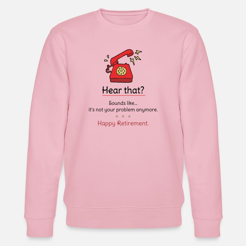 Frohen Ruhestand Witzig - Stanley/Stella Unisex Bio-Sweatshirt CHANGER  - Hellrosa