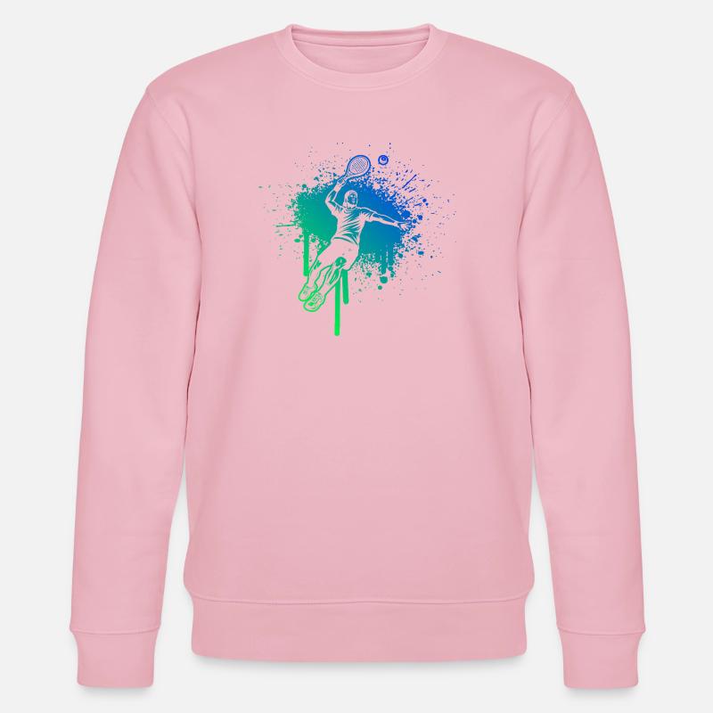 Einfach Padel zeitloses Design - Stanley/Stella Unisex Bio-Sweatshirt CHANGER  - Hellrosa