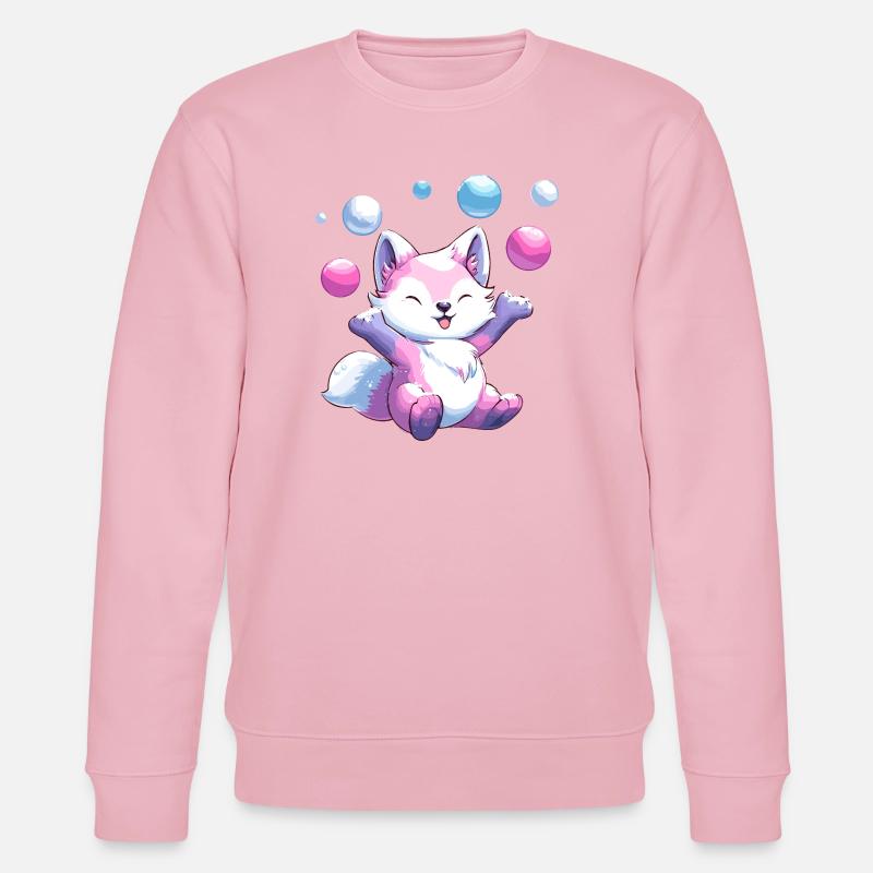 Pastellfuchs Ballonfest - Stanley/Stella Unisex Bio-Sweatshirt CHANGER  - Hellrosa