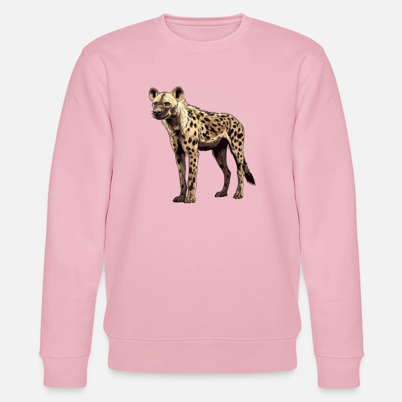 Hyäne - Stanley/Stella Unisex Bio-Sweatshirt CHANGER  - Hellrosa