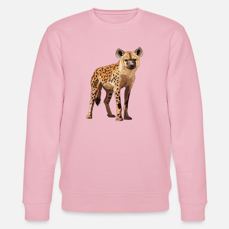 Hyäne - Stanley/Stella Unisex Bio-Sweatshirt CHANGER  - Hellrosa