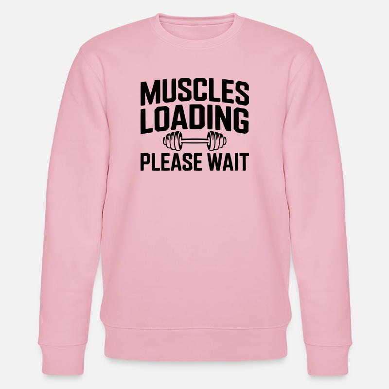Muskelaufbau: Muscles Loading - Stanley/Stella Unisex Bio-Sweatshirt CHANGER  - Hellrosa