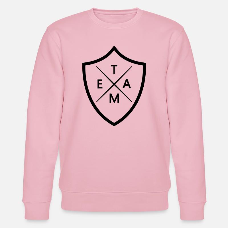 Écusson de l’équipe - Sweat bio CHANGER Stanley/Stella Unisexe - rose pâle