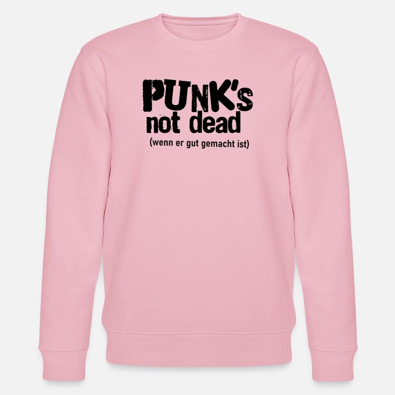 Punk wenn gut - Stanley/Stella Unisex Bio-Sweatshirt CHANGER  - Hellrosa