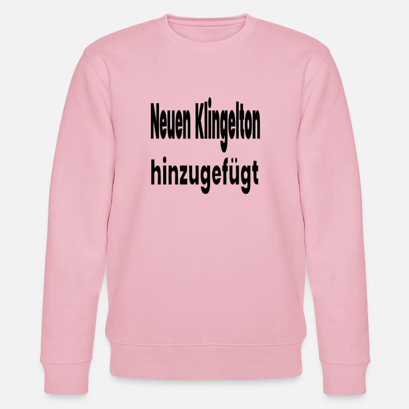 Klingelton - Stanley/Stella Unisex Bio-Sweatshirt CHANGER  - Hellrosa