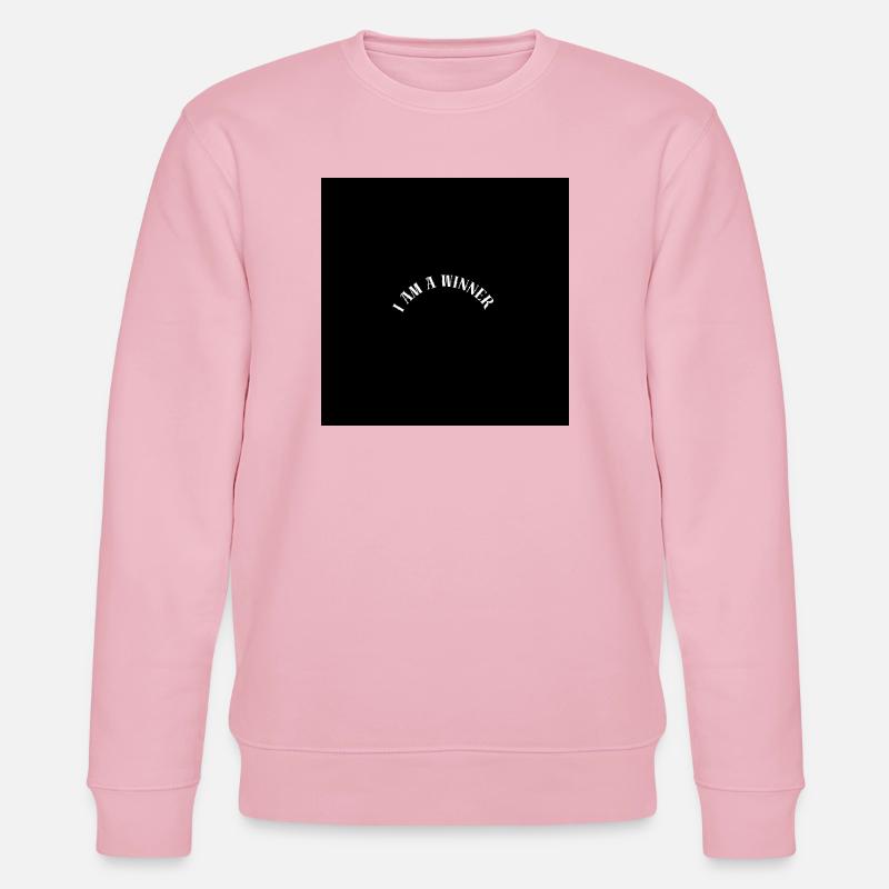 Ich bin ein Gewinner - Stanley/Stella Unisex Bio-Sweatshirt CHANGER  - Hellrosa