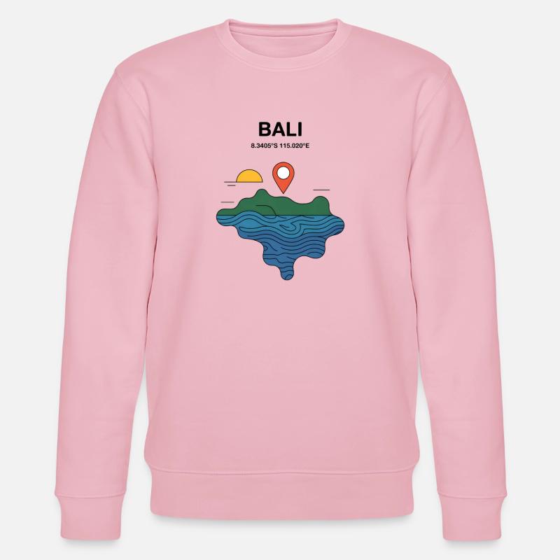 Bali Indonesia Coordinate - Stanley/Stella Unisex Bio-Sweatshirt CHANGER  - Hellrosa