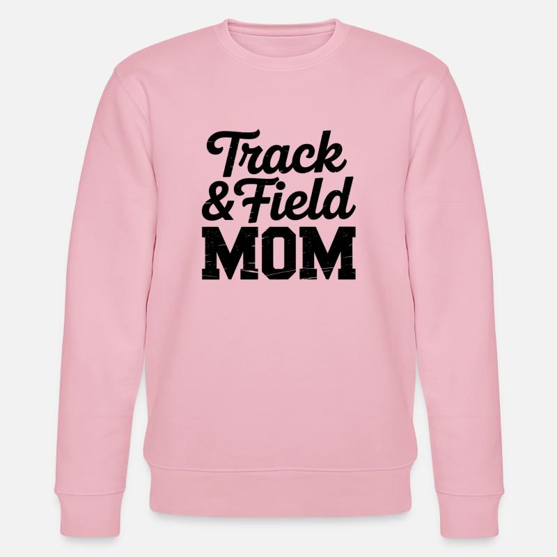 Leichtathletik Sprüche Leichtathletik Geschenk - Stanley/Stella Unisex Bio-Sweatshirt CHANGER  - Hellrosa