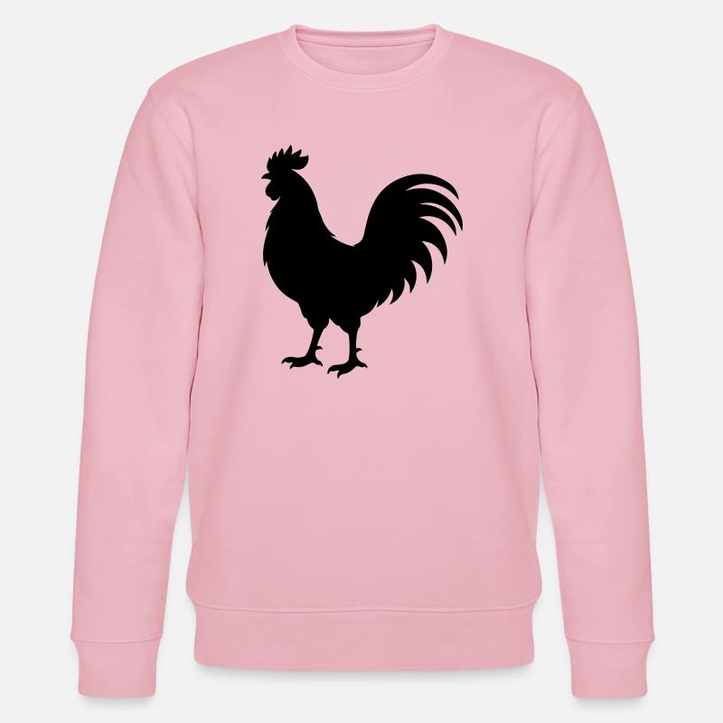 Hahn Silhouette - Stanley/Stella Unisex Bio-Sweatshirt CHANGER  - Hellrosa