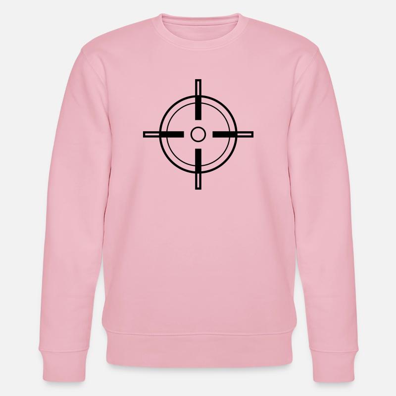 Zielscheibe - Stanley/Stella Unisex Bio-Sweatshirt CHANGER  - Hellrosa
