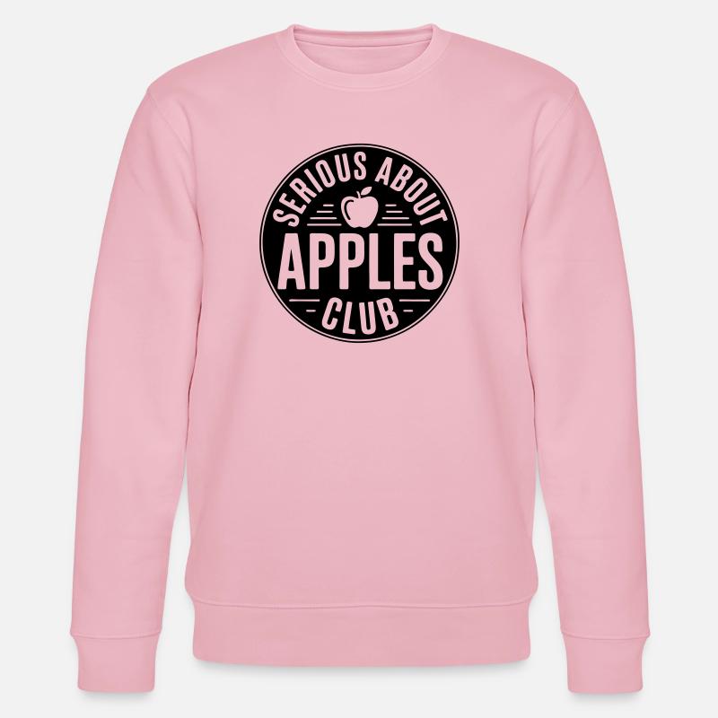 Äpfel - Serious about apples club - Stanley/Stella Unisex Bio-Sweatshirt CHANGER - Hellrosa