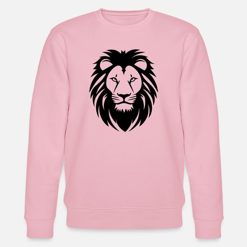 Löwe - Stanley/Stella Unisex Bio-Sweatshirt CHANGER  - Hellrosa