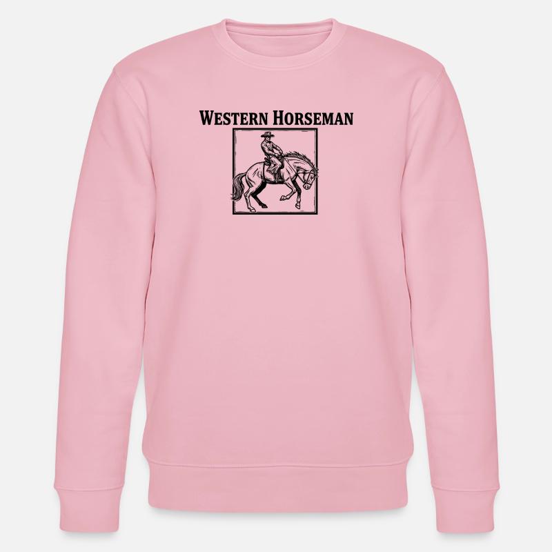 Le Cavalier Solitaire - Sweat bio CHANGER Stanley/Stella Unisexe - rose pâle
