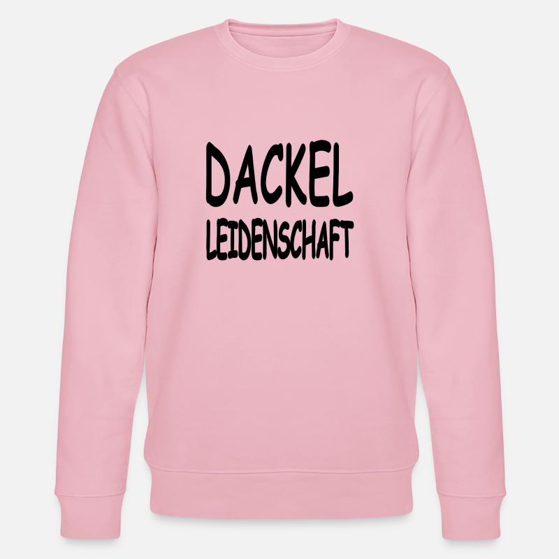 Dackel - Stanley/Stella Unisex Bio-Sweatshirt CHANGER  - Hellrosa