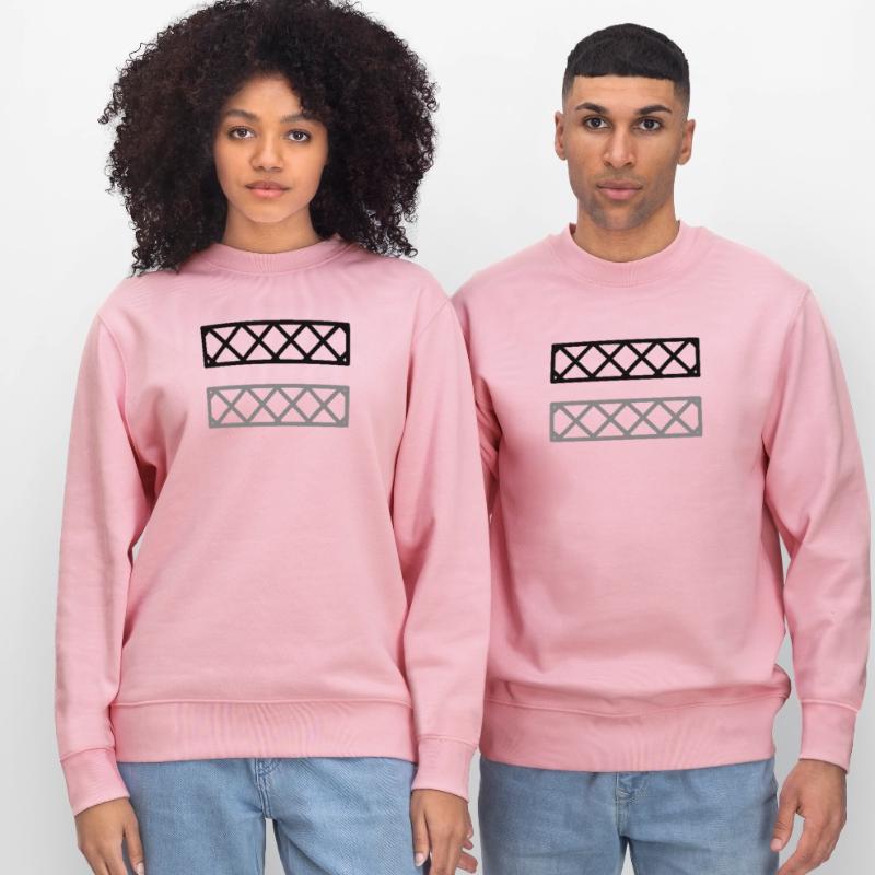 Fence Grid Pattern Frame Stanley/Stella CHANGER Unisex Organic Sweatshirt