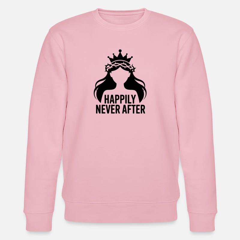 Happily Never After Silhouette Prinzessin - Stanley/Stella Unisex Bio-Sweatshirt CHANGER  - Hellrosa