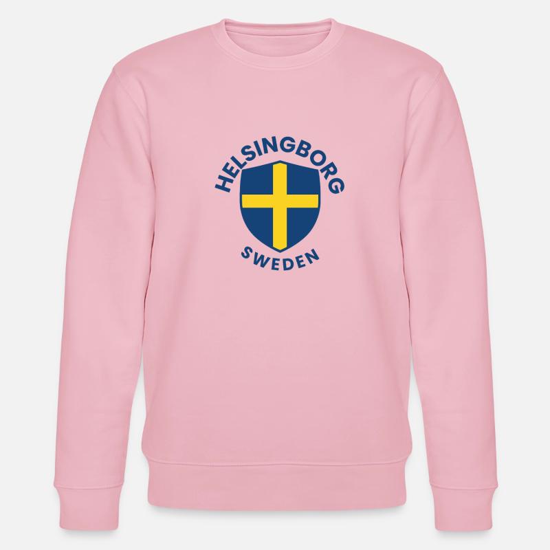 Blason de l’écu de Helsingborg - Sweat bio CHANGER Stanley/Stella Unisexe - rose pâle