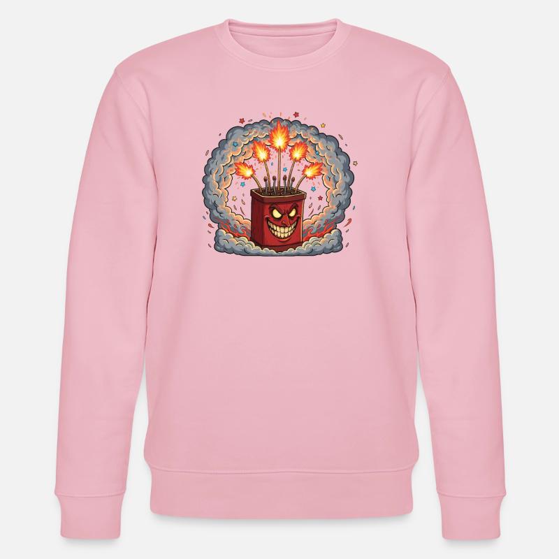 Grim Firebox Banger - Stanley/Stella CHANGER Unisex Organic Sweatshirt - cotton pink