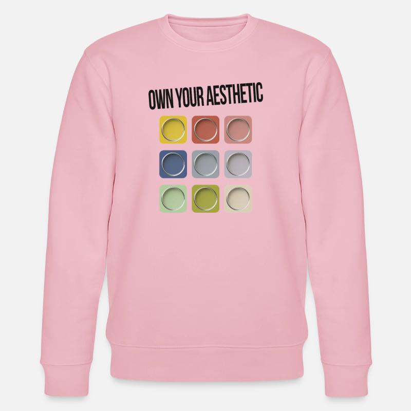 Own Your Aesthetic – Modernes Statement - Stanley/Stella Unisex Bio-Sweatshirt CHANGER  - Hellrosa