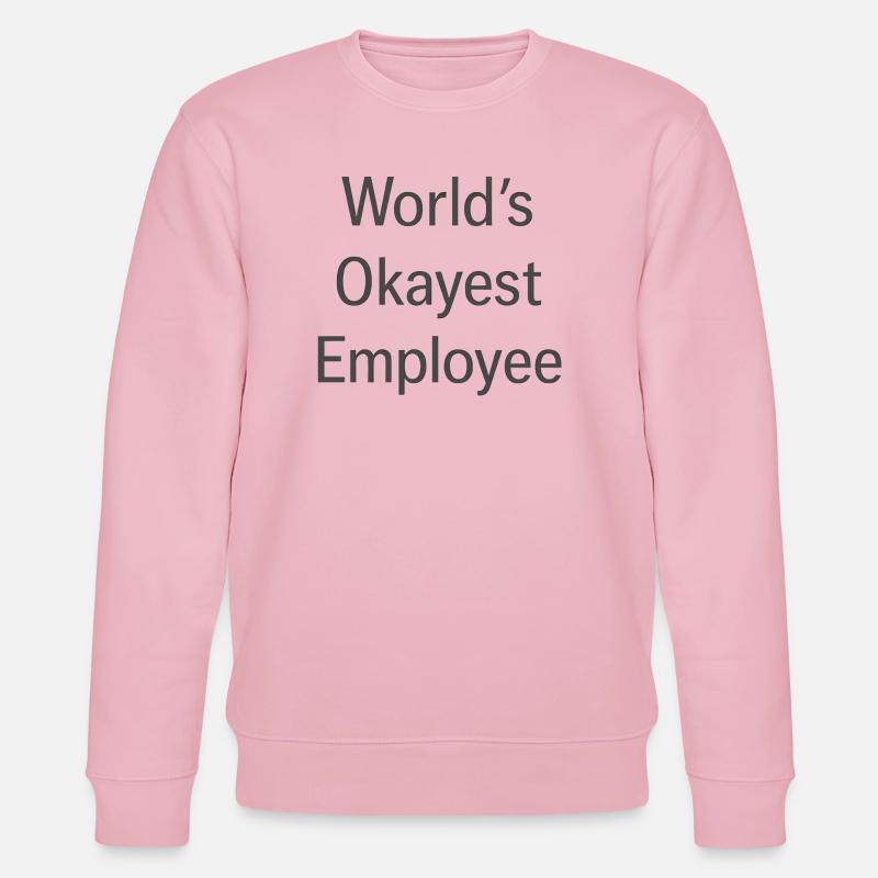 Der beste Mitarbeiter der Welt - Stanley/Stella Unisex Bio-Sweatshirt CHANGER - Hellrosa