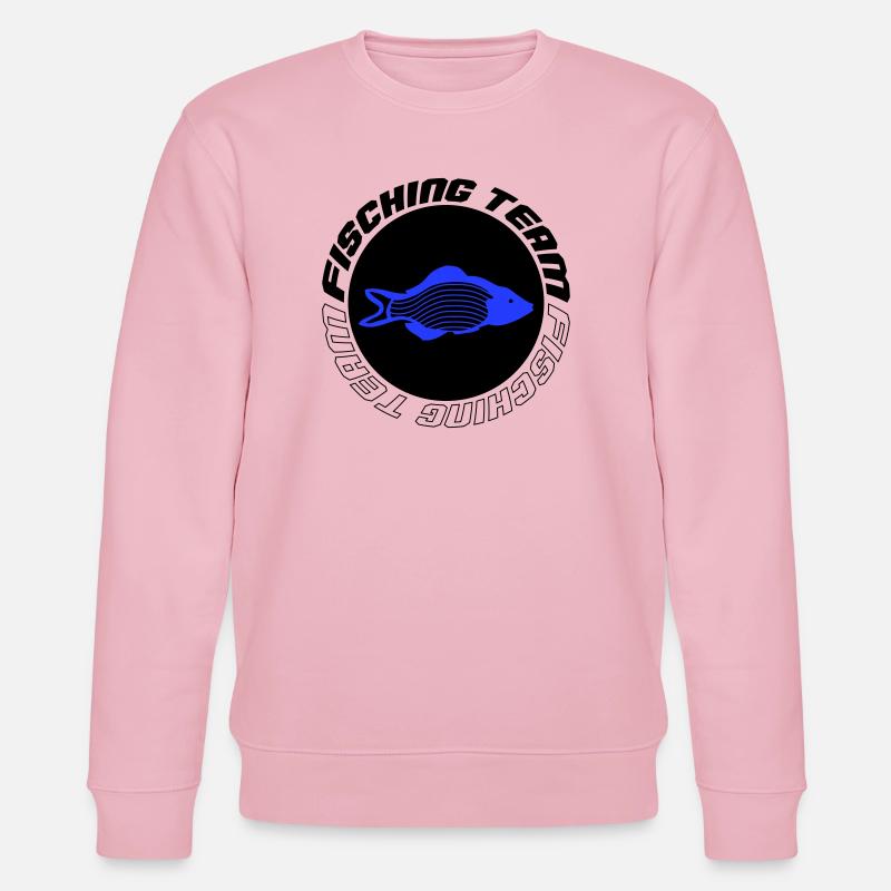Fishing Team - Stanley/Stella Unisex Bio-Sweatshirt CHANGER  - Hellrosa
