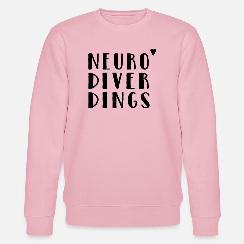 Neurodiverdings - Stanley/Stella Unisex Bio-Sweatshirt CHANGER  - Hellrosa