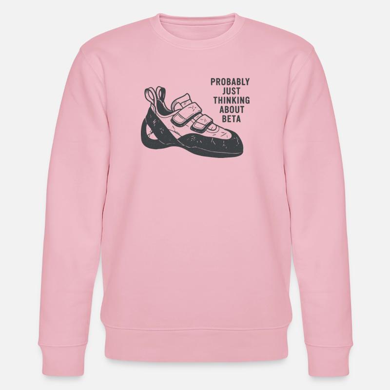 Beta Thought Sneaker Tee - Stanley/Stella CHANGER Unisex Organic Sweatshirt - cotton pink