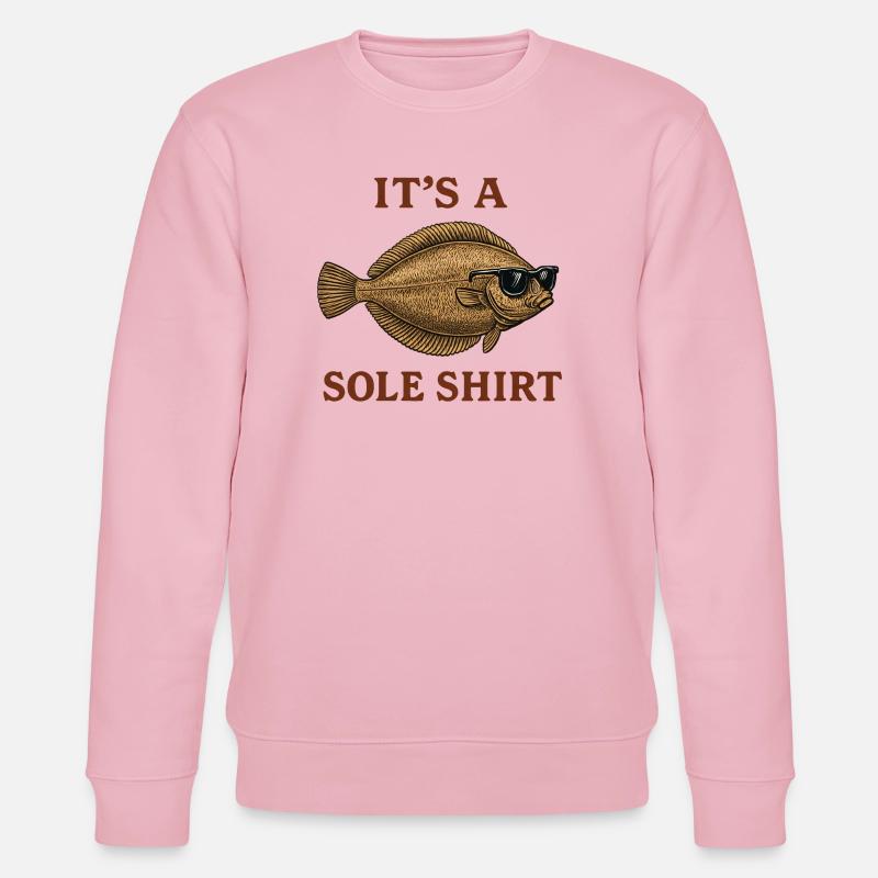 Es ist ein Sole Shirt - Stanley/Stella Unisex Bio-Sweatshirt CHANGER  - Hellrosa
