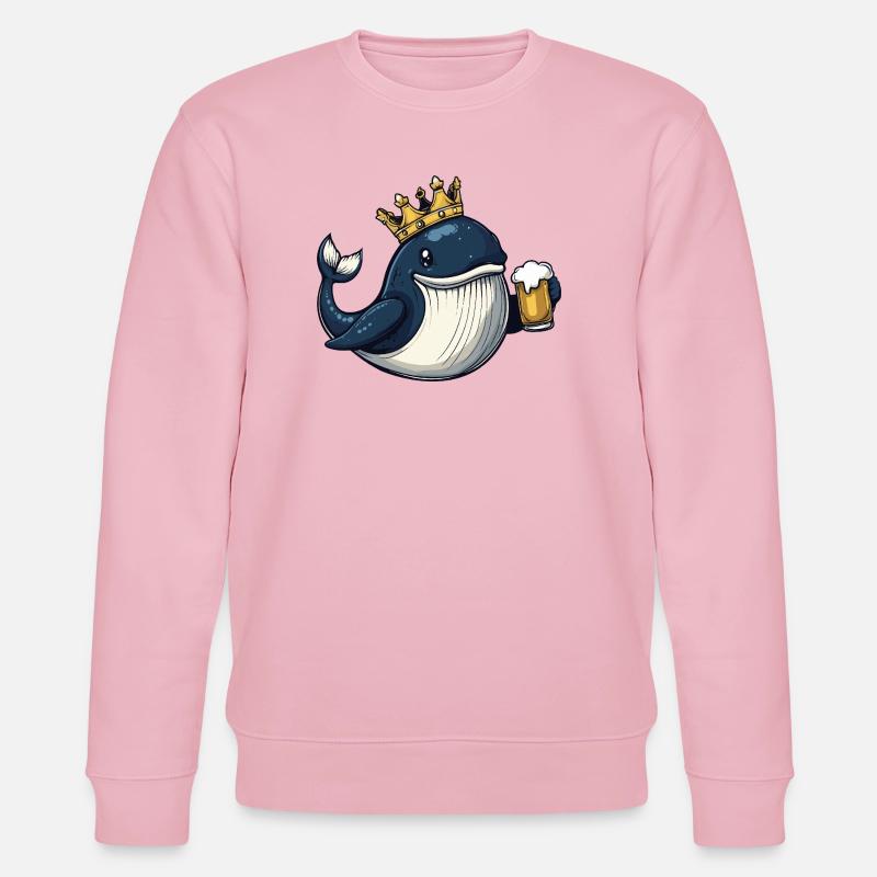 Wal Bier König - Stanley/Stella Unisex Bio-Sweatshirt CHANGER  - Hellrosa