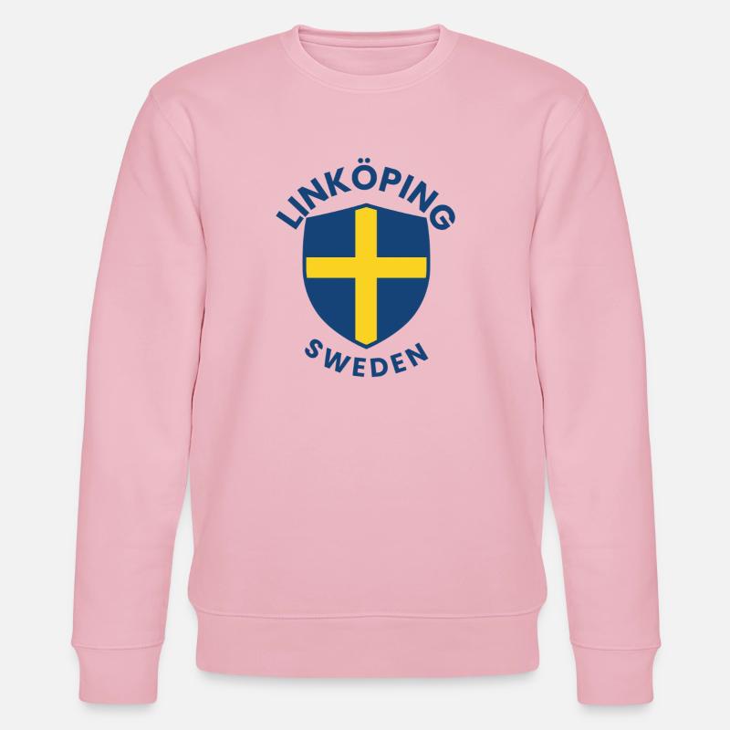 Bouclier de Linnköping, Suède - Sweat bio CHANGER Stanley/Stella Unisexe - rose pâle