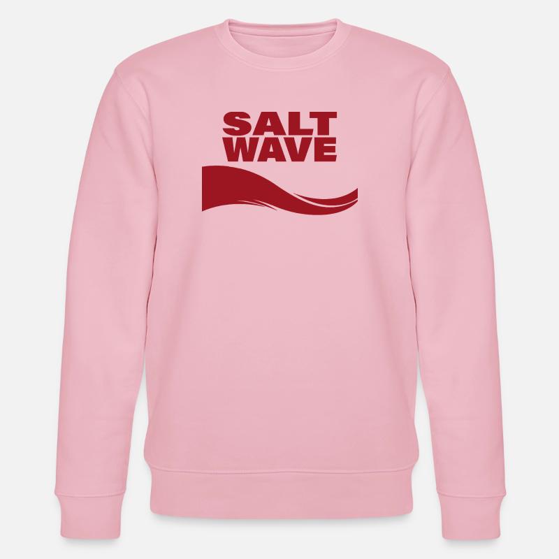 SALT WAVE - Stanley/Stella Unisex Bio-Sweatshirt CHANGER  - Hellrosa