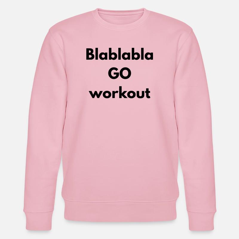 BLABLABLA go workout - Sweat bio CHANGER Stanley/Stella Unisexe - rose pâle