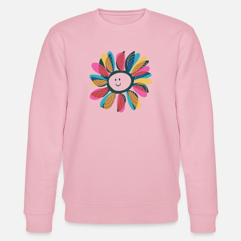 Windmühlenblume - Stanley/Stella Unisex Bio-Sweatshirt CHANGER  - Hellrosa