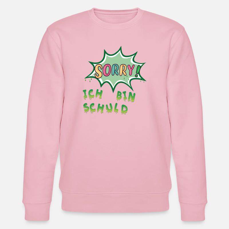 Sorry  Ich bin schuld - Stanley/Stella Unisex Bio-Sweatshirt CHANGER  - Hellrosa