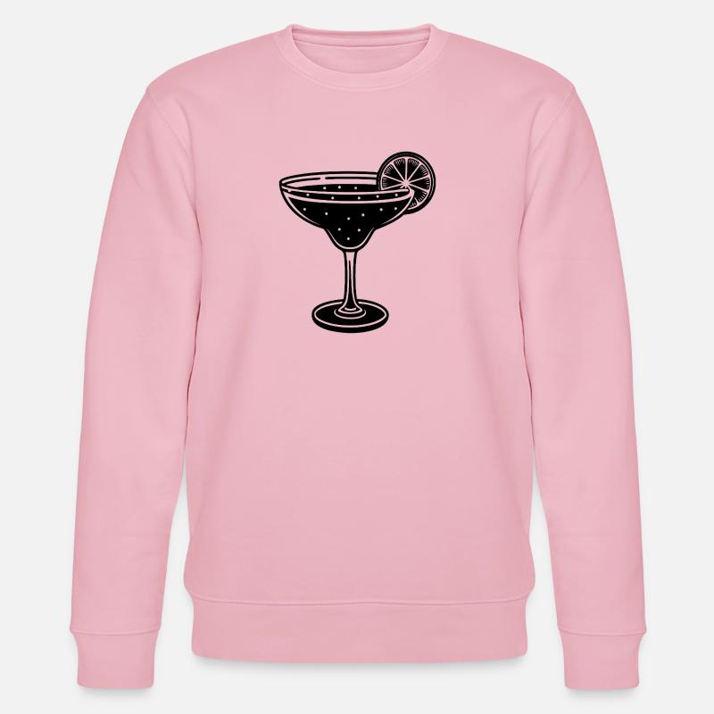 Margaritas - Stanley/Stella Unisex Bio-Sweatshirt CHANGER - Hellrosa