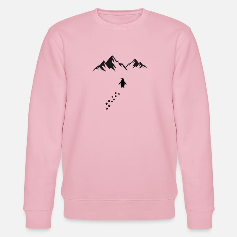 Lone Penguin - Stanley/Stella Unisex Bio-Sweatshirt CHANGER  - Hellrosa