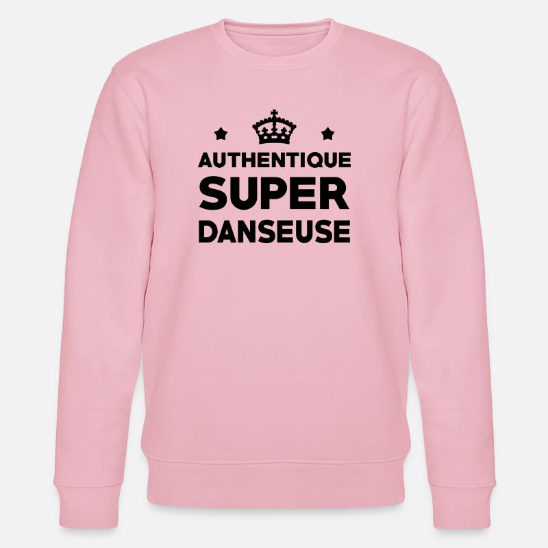 Authentique super danseuse - Sweat bio CHANGER Stanley/Stella Unisexe - rose pâle