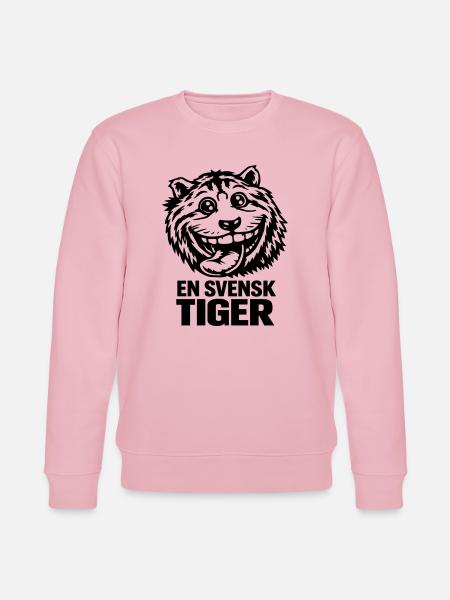 Ein schwedischer Tiger - Stanley/Stella Unisex Bio-Sweatshirt CHANGER - Hellrosa