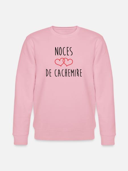 Kaschmirhochzeit 47 Jahre Ehe - Stanley/Stella Unisex Bio-Sweatshirt CHANGER  - Hellrosa