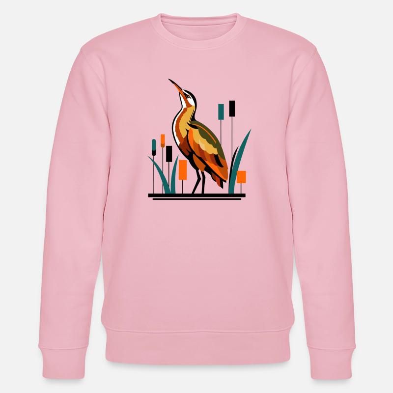 Rohrdommel  - Stanley/Stella Unisex Bio-Sweatshirt CHANGER  - Hellrosa
