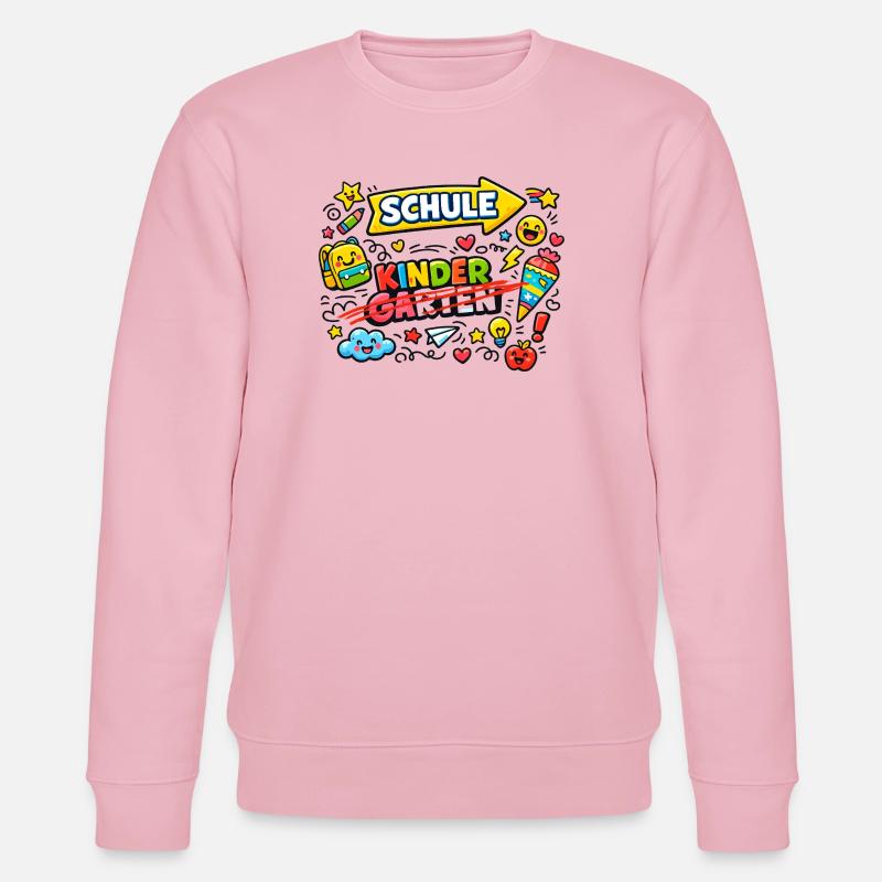 Style graffiti d’enfants - Sweat bio CHANGER Stanley/Stella Unisexe - rose pâle