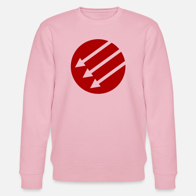 Iron Front / Eiserne Front / Järnfronten - Stanley/Stella CHANGER Unisex Organic Sweatshirt - cotton pink